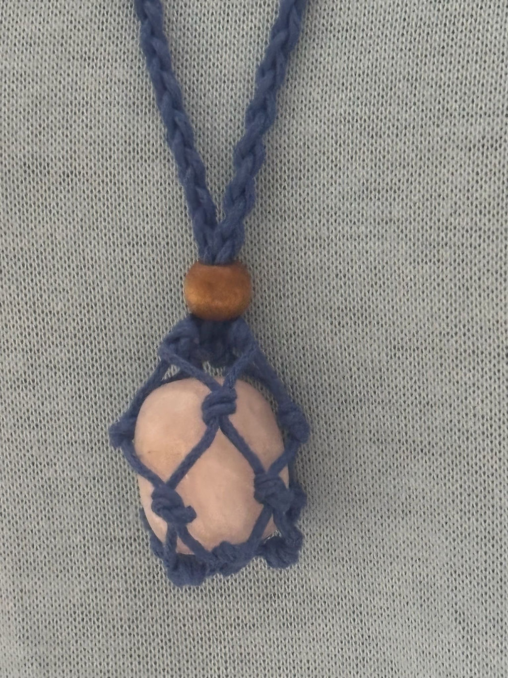Macrame & Gemstone Necklace