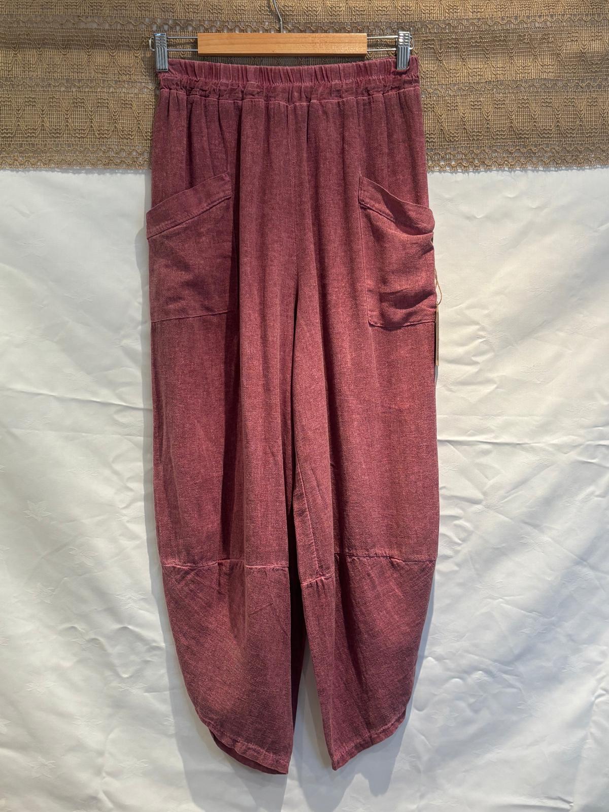 Italian-Made Harem Pants – 100% Cotton – One Size