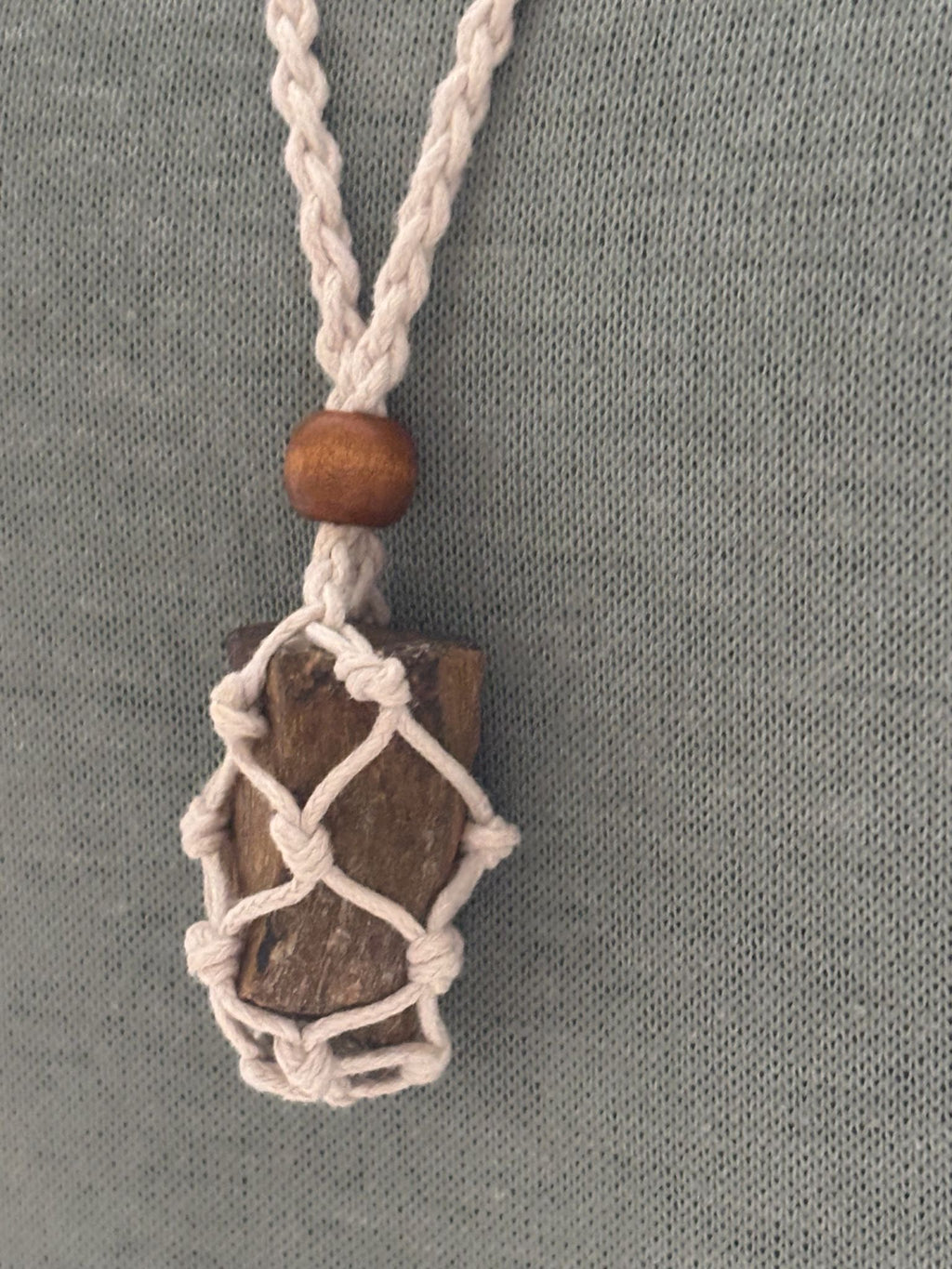 Macrame & Gemstone Necklace