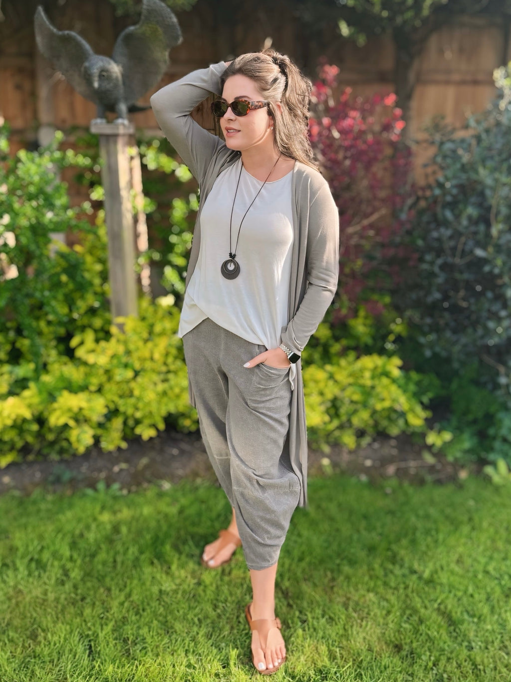 Luxury Italian-Made Long Cardigan – One Size