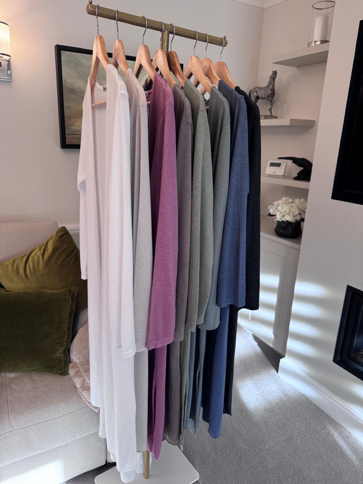 Luxury Italian-Made Long Cardigan – One Size