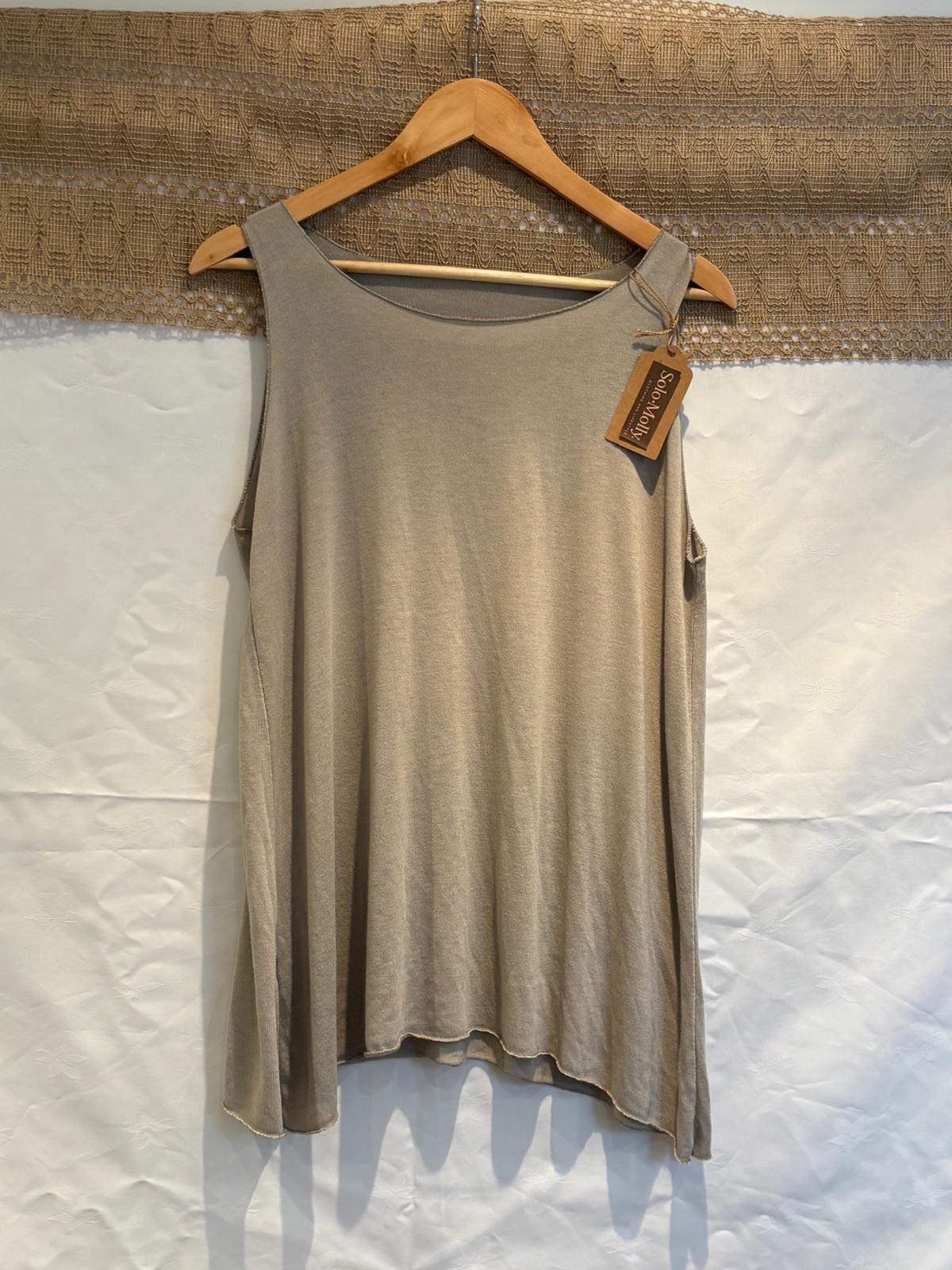 Italian-Made Stretch Vest – One Size