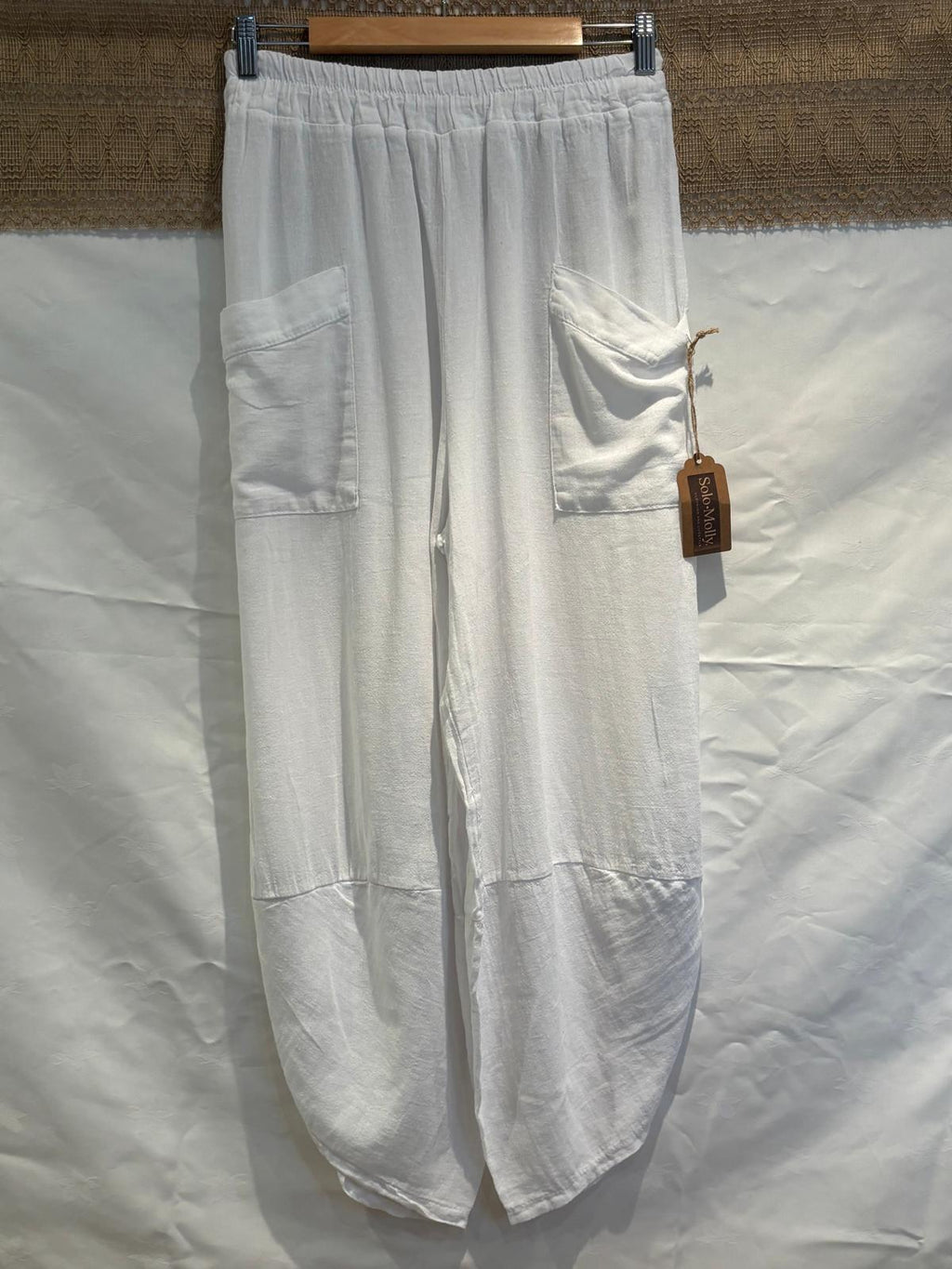 Italian-Made Harem Pants – 100% Cotton – One Size