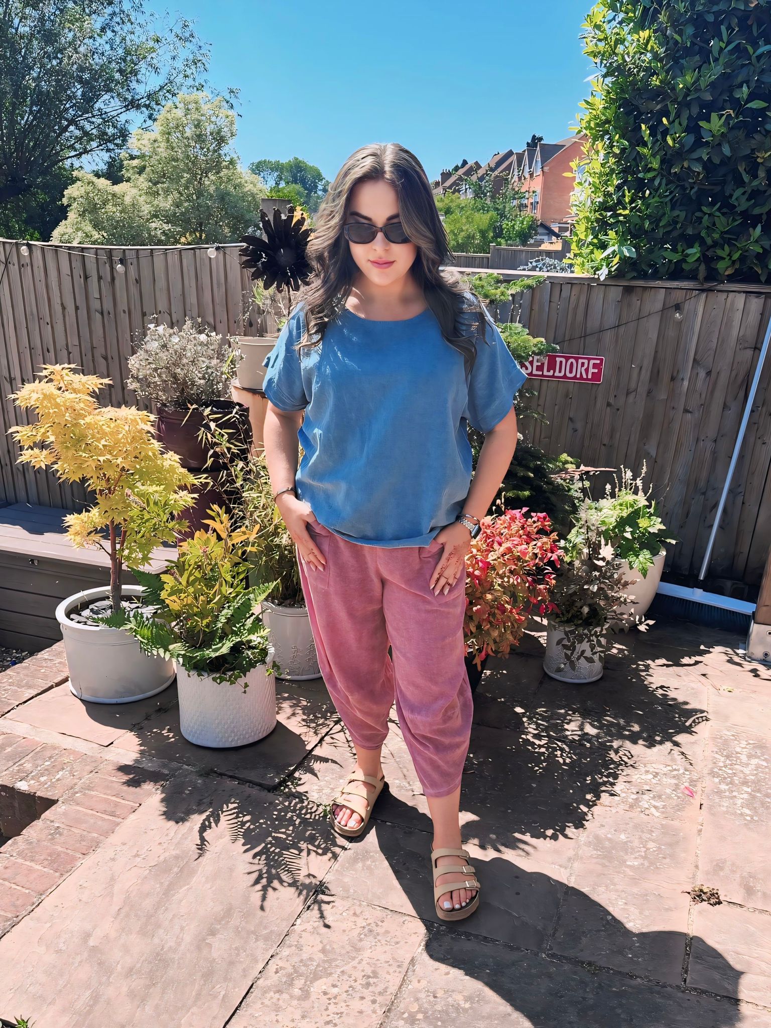 Round Neck Cotton Top