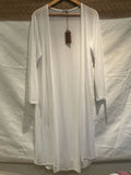 Luxury Italian-Made Long Open-Front Cardigan – One Size